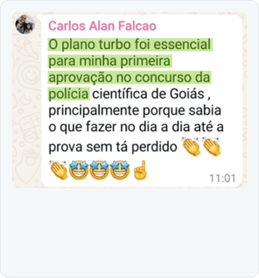 Depoimento do aluno Carlos Alan Falcao